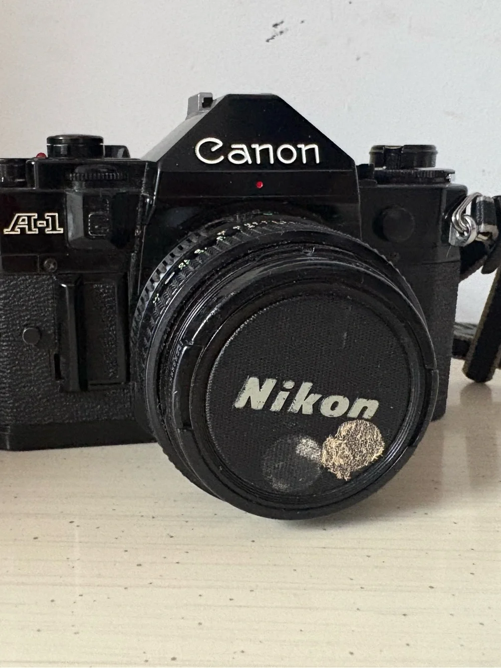 Canon A-1 35mm Film Camera with Canon FD 50mm f/1.8 Lens